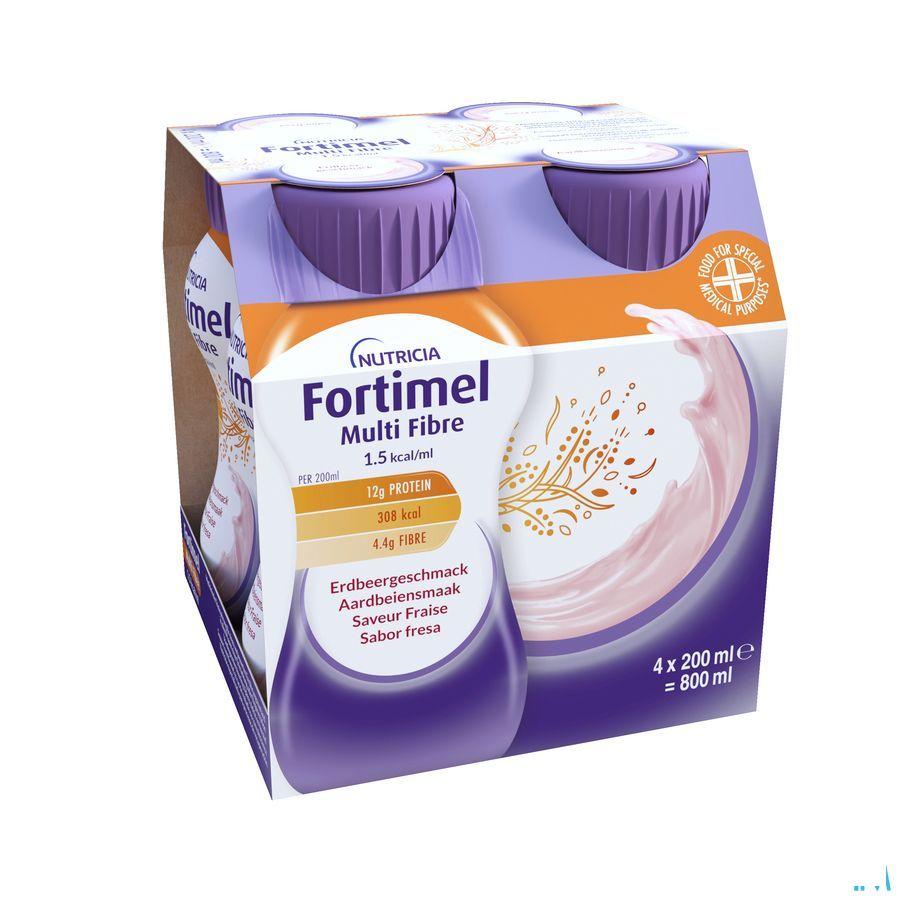 Fortimel Multifiber 1.5Kcalfraise 4 x 200 ml