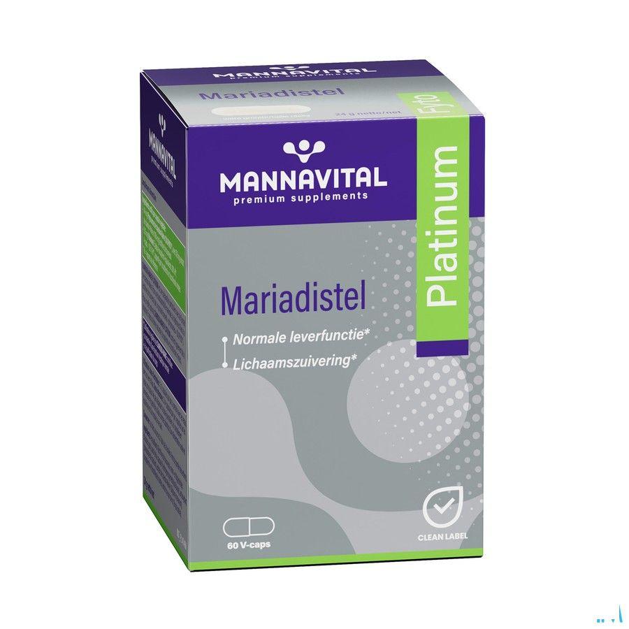 Mannavital Mariadistel Platinum V-Capsule 60