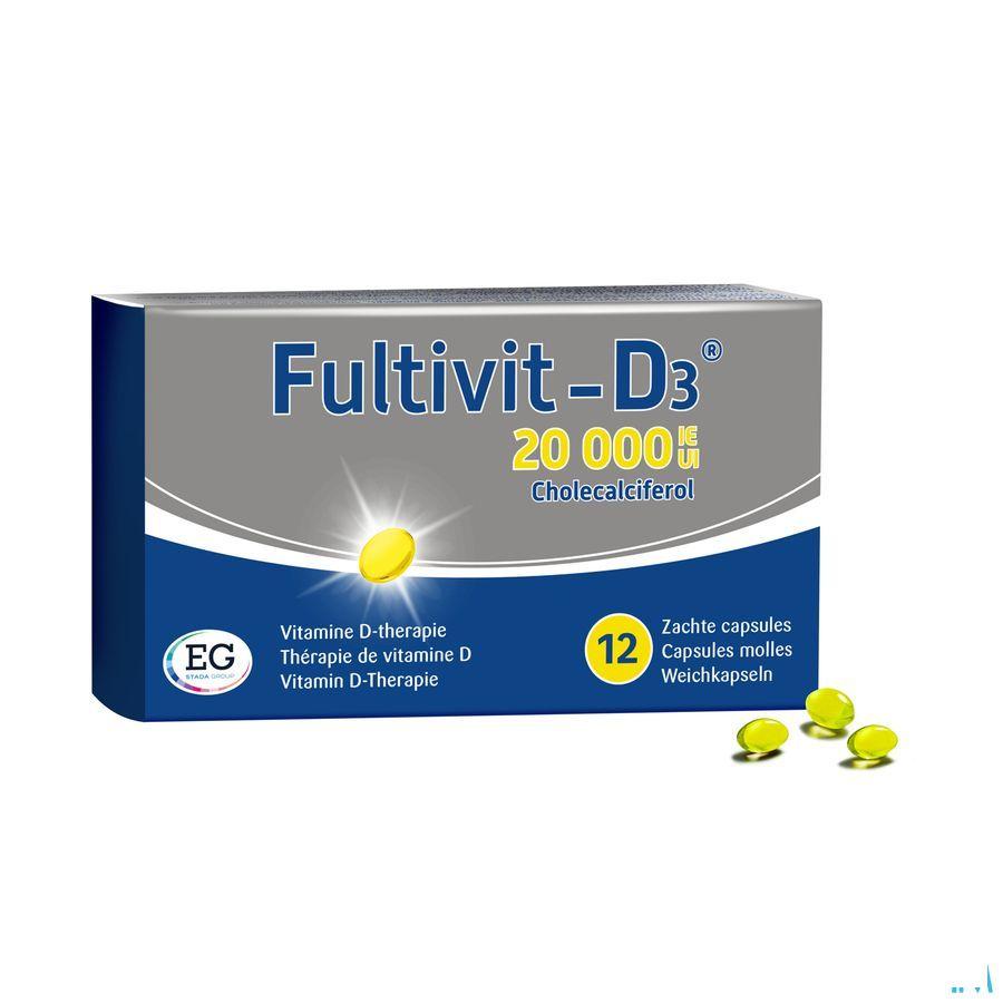 Fultivit-d3 20000IECapsule Zacht 12  -  EG