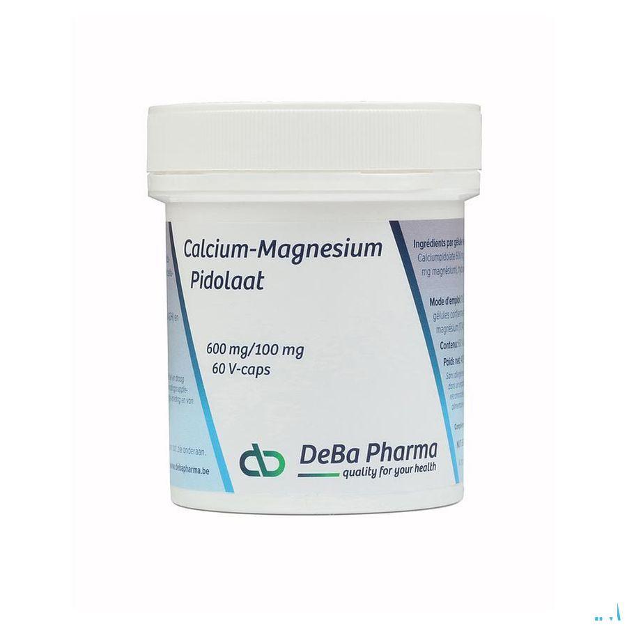 Calcium Magnesium Pidolate 600/100 mg V-Capsule 60  -  Deba Pharma