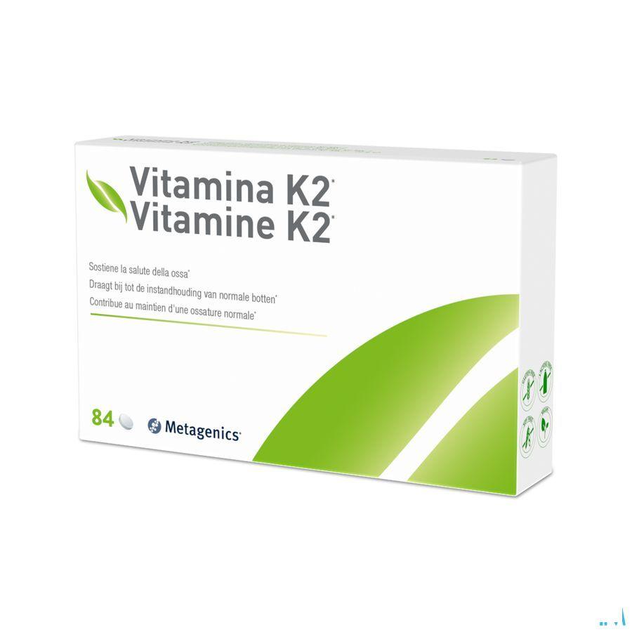 Vitamine K2 Tabl 84 Metagenics  -  Metagenics Belgium