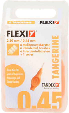 Flexi Orange Borsteltje Ultra Fine Interdentaal 6  -  Deprophar