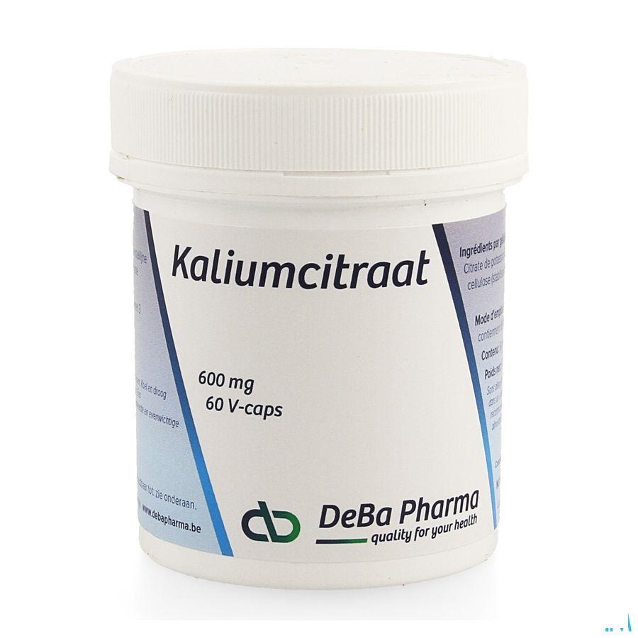 Citrate Potassium 600 mg V-Capsule 60  -  Deba Pharma