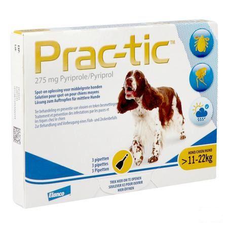 Prac-tic Spot-on Anti vlo-teek Hond Middel .1x3