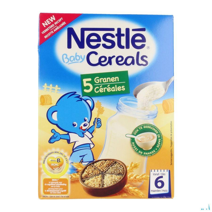 Nestle Baby Cereals 5 Granen 250 gr  -  Nestle