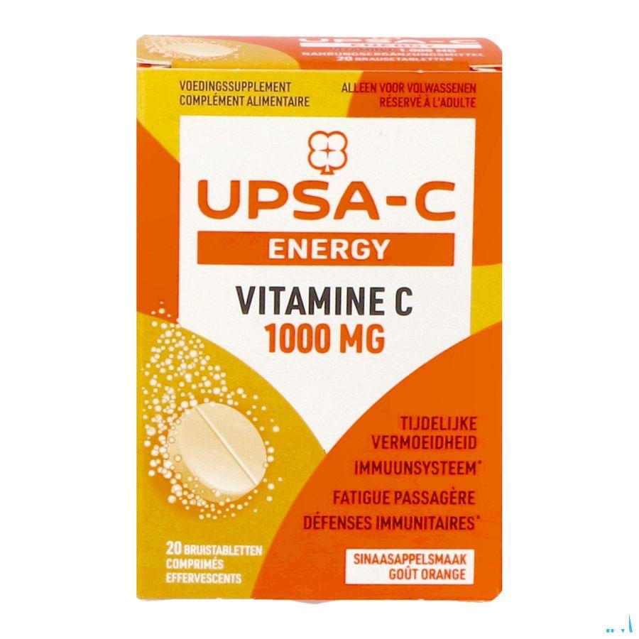 Upsa C Energy 1000 mg Bruistabl 20
