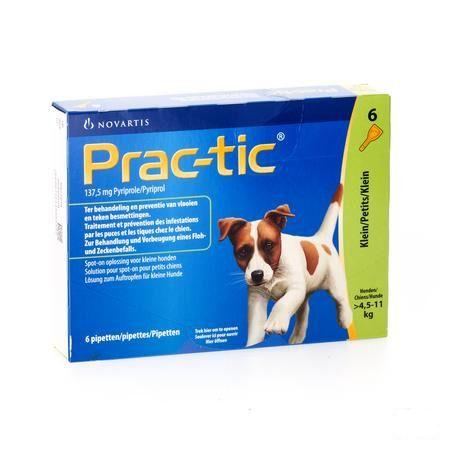 Prac-tic Spot-on Anti vlo-teek Kleine Hond .2x3