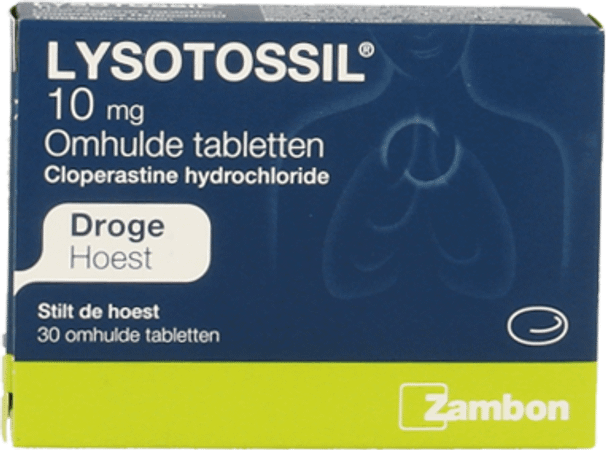 Lysotossil Dragee. 30 X 10 mg
