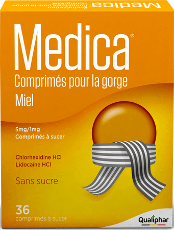 Medica Keeltabletten Honing Zuigtabl 36