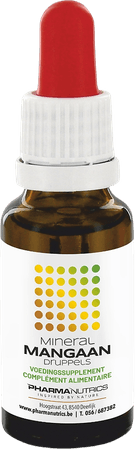 Mangaan Druppels 50ml Pharmanutrics  -  Pharmanutrics