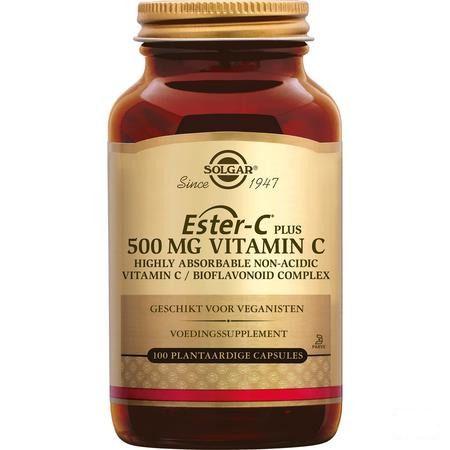 Solgar Ester-c Plus V-Capsule 100x500 mg  -  Solgar Vitamins