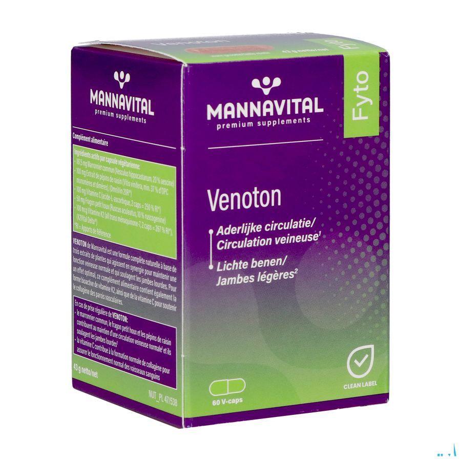 Mannavital Venoton V-Caps 60
