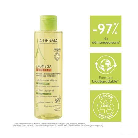 Aderma Exomega Control Emolierende Wasolie 200 ml