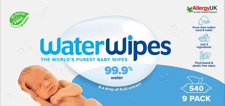 Waterwipes Vochtige Babydoekjes 540x - Bomedys