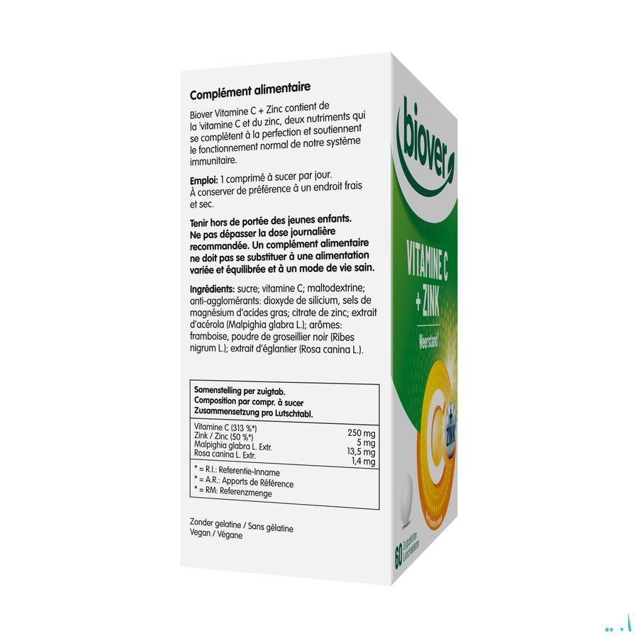 Biover Vitamine C + Zink Comp 60