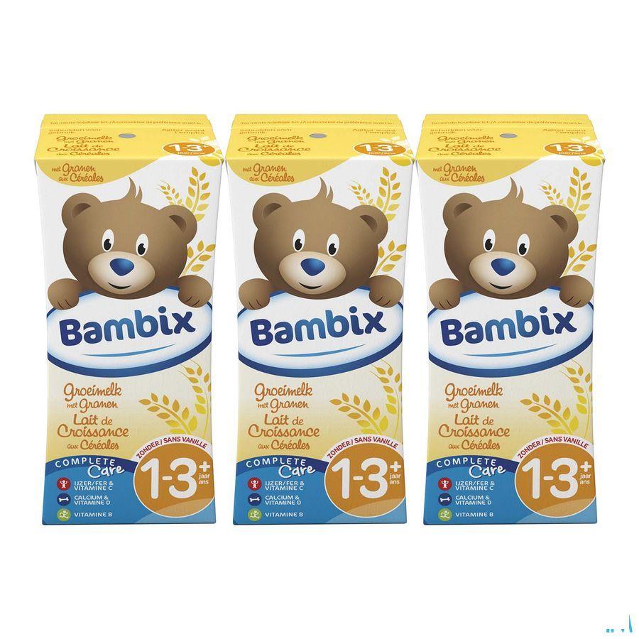 Bambix Lait Croissance Cereales-biscuite 3x200 ml 