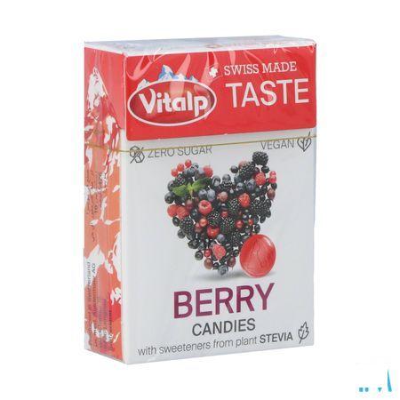Vitalp Snoepje Rode Bessen Z/Suiker Stevia 25 g