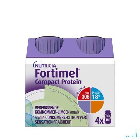 Fortimel Compact Protein Cool Cucum. & Lime 4 x 125 ml