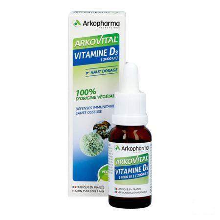 Arkovital Vit D3 & E Vegetales Fl 20ml  -  Arkopharma 