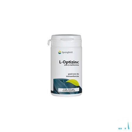 L-optizinc Zn L-methion.15 mg Zn Springf.v-Capsule 60  -  Springfield Nutraceuticals