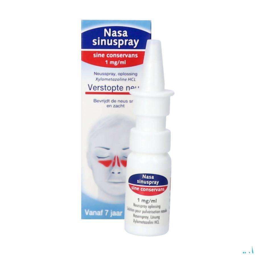 Nasasinuspray sine conservans 10 ml 0,1%