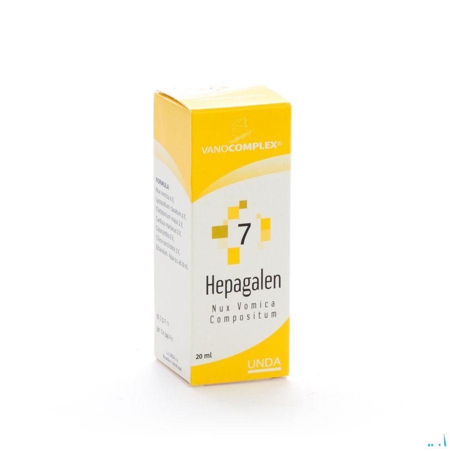 Vanocomplex N 7 Hepagalen Gutt 20 ml  -  Unda - Boiron