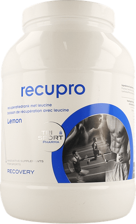 Trisportpharma Recupro + leucine Lemon Poeder Pot 1,5kg  -  Trisport Pharma