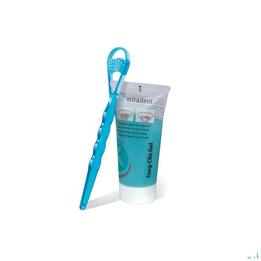Miradent Tong-clin Set (gel + tongschraper)  -  Eureka Pharma