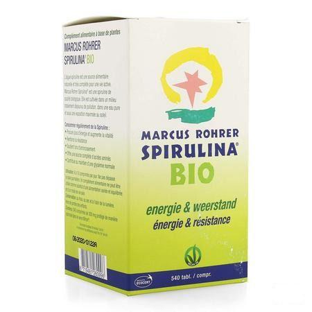 Marcus Rohrer Spiruline Comprimes 540 Bio