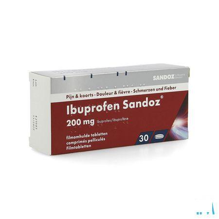 Ibuprofen Sandoz 200 mg Comprimes Pellicules 30x200 mg 