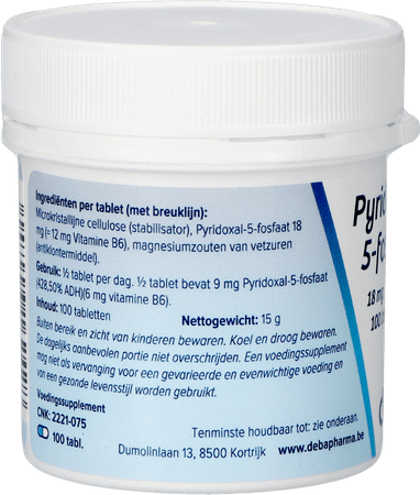 Pyridoxal-5-phos Tabletten 100x18 mg  -  Deba Pharma