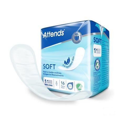 Attends Soft 1 Mini Long Inleg Anatom. 1x16