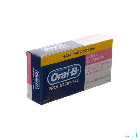 Oral B Professional Sensitive Tandpasta 2X75ml