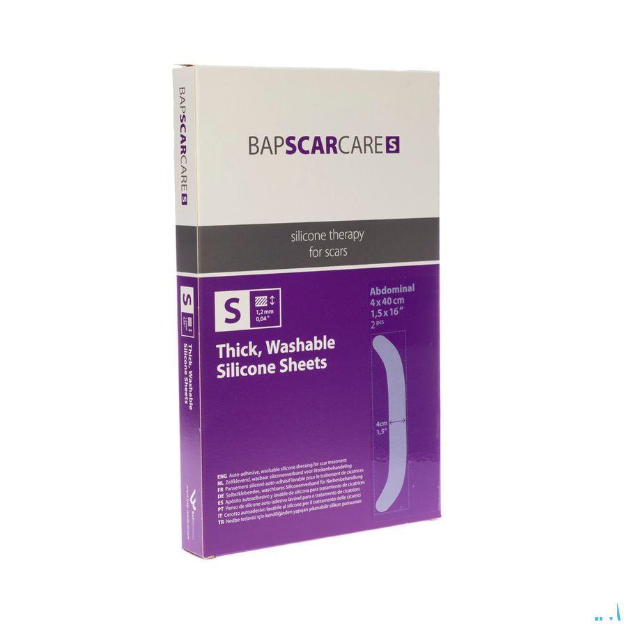 Bap Scar Care S Pansement Adhesive Sil 4x40cm 2 Pieces  -  Bap Medical