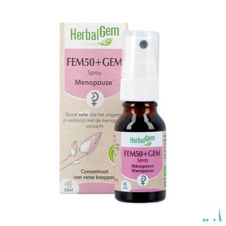 Herbalgem Fem50+ Gem Spray Bio 15 ml