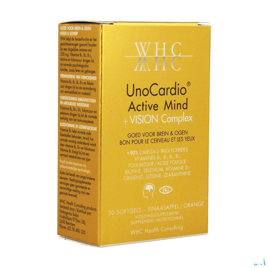 Unocardio Active Mind + Vision Complex Softgels 30