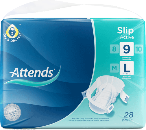 Attends Slip Active 9 Large 1x28