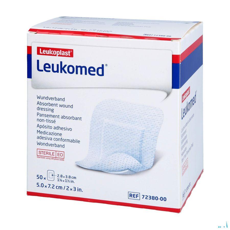 Leukomed Verband Steriel 7,2cm x  5cm 50 7238000