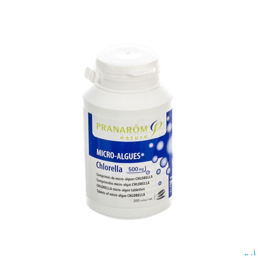 Chlorella 500 mg Comprimes 200x500 mg  -  Pranarom