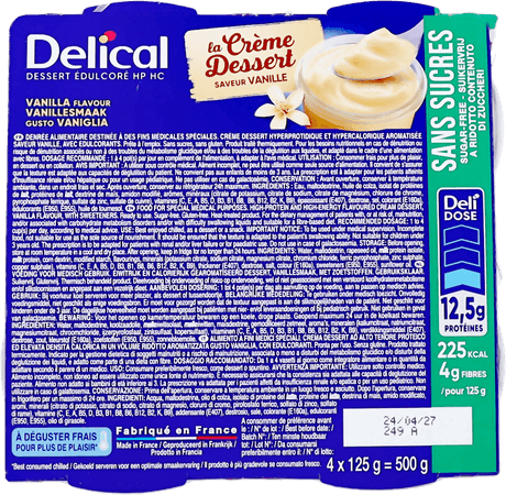 Delical Creme Dessert Hp-hc Vanille S S  -  Bs Nutrition