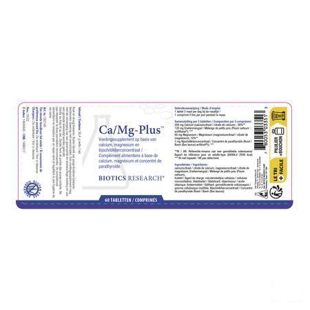 Biotics Ca/Mg-Plus 60 comprimés  -  Energetica Natura