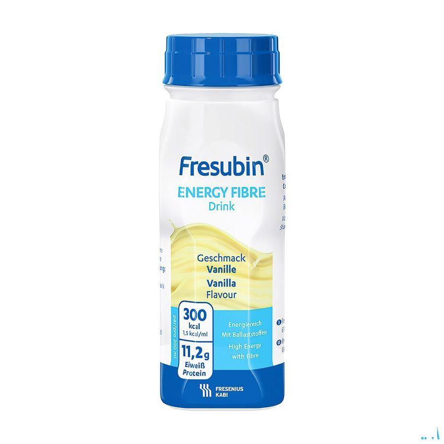 Fresubin Energy Fibre Drink Vanille Flacon 4x200 ml  -  Fresenius Fresubin Energy Fibre Drink Vanille Flacon 4x200 ml  -  Fresenius