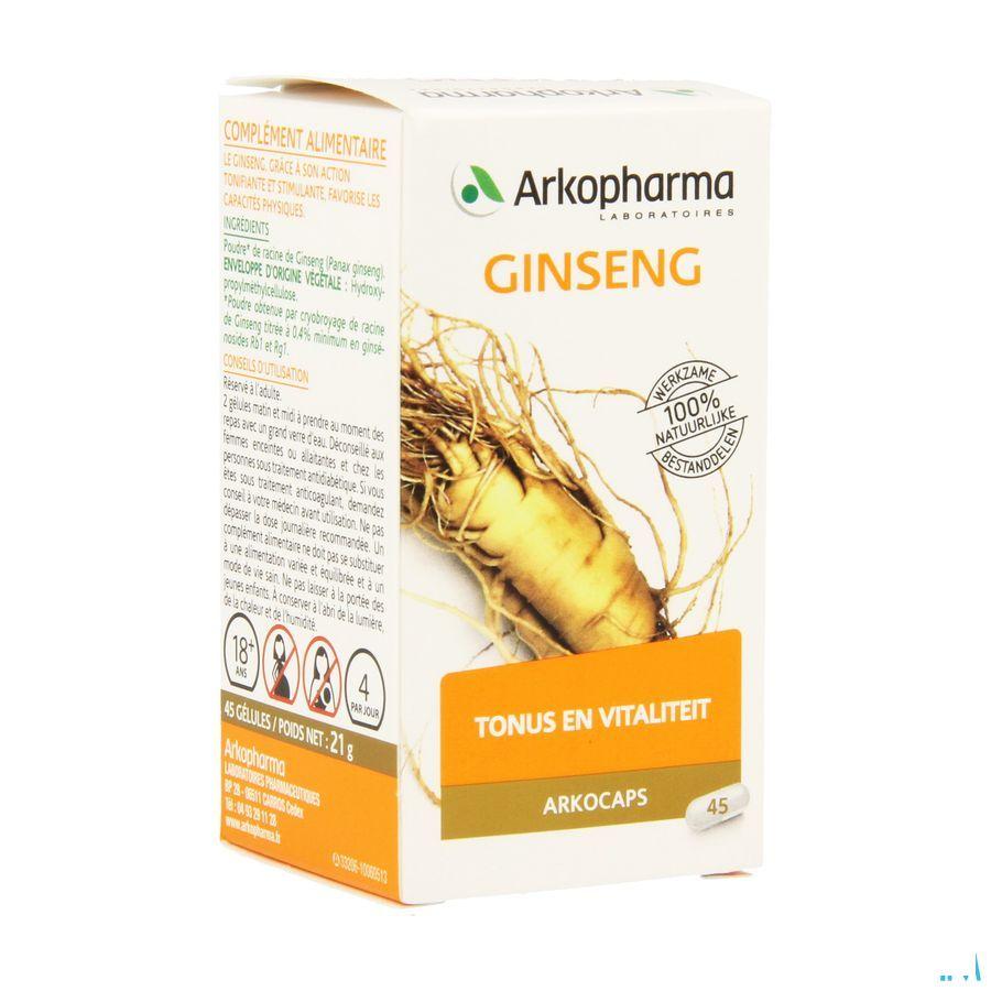 Arkocaps Ginseng Plantaardig 45  -  Arkopharma