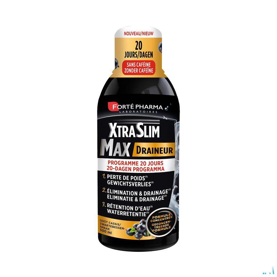 Xtraslim Max Draineur Zwarte Bes 500 ml