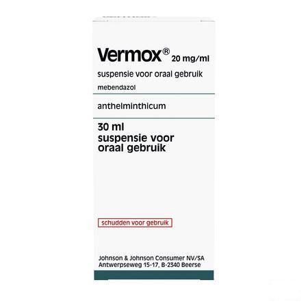 Vermox Suspensie 30 ml 2%