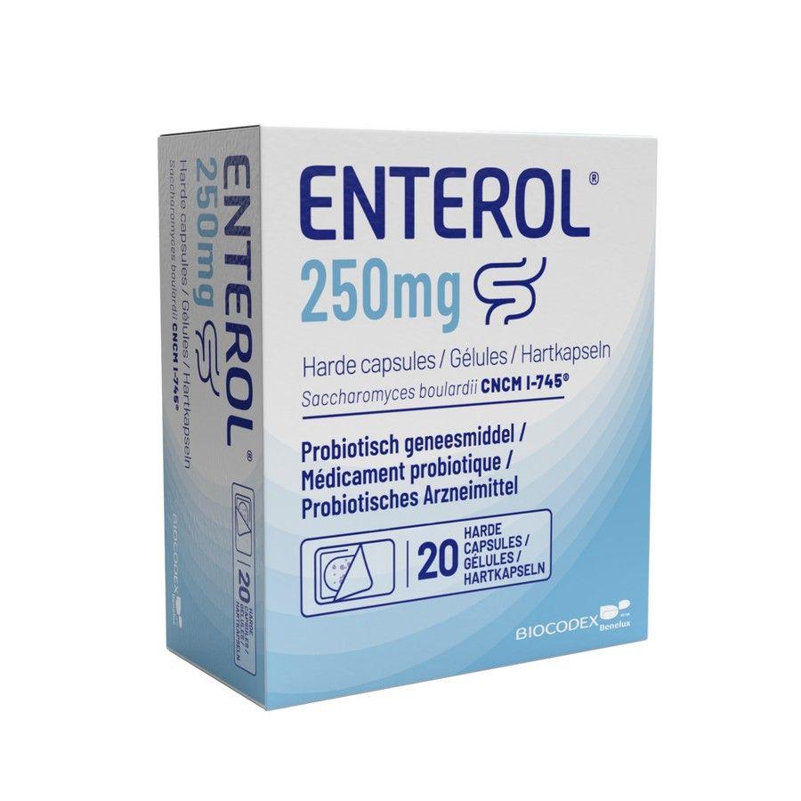 Enterol 250 mg Capsule Harde Dur S/blister 20x250 mg