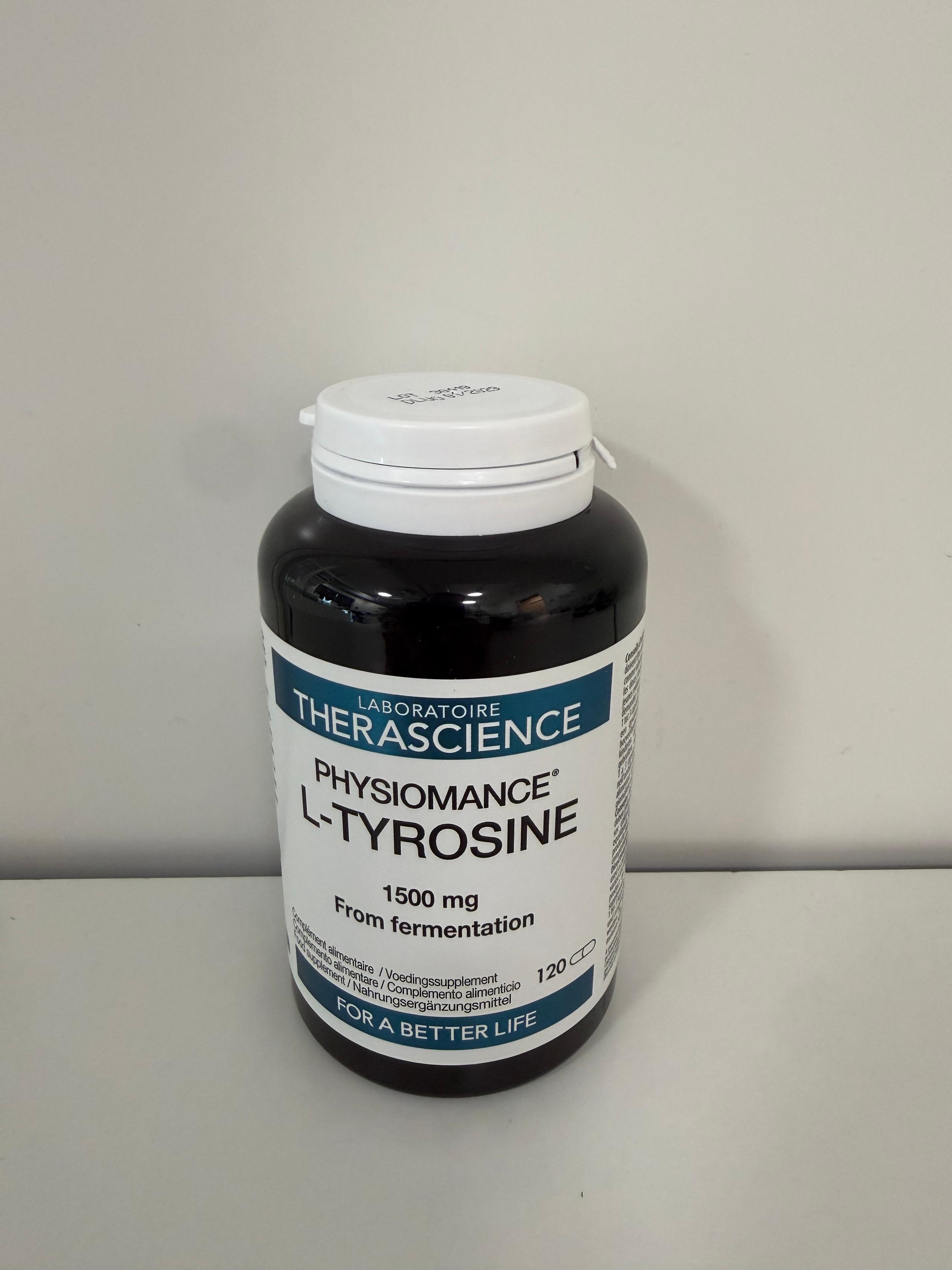 L-Tyrosine Caps 120 Physiomance Phy484  -  Therascience