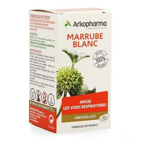 Arkocaps Witte Malrove Plantaardig 45  -  Arkopharma
