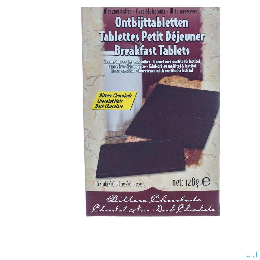 Prodia Ontbijttabletten Bitter Chocola 16x8g 6446  -  Revogan