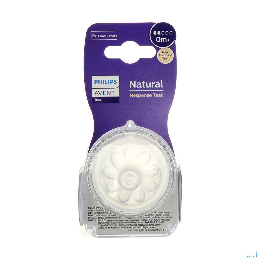 Philips Avent Natural 3.0 Tetine 0M+ T2 1
